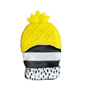 درمانش دندان گیر کودک مدل دستکش آناناس بهداشت و سلامت کودک