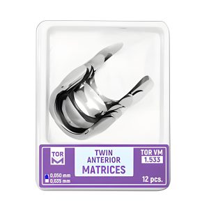 درمانش نوار ماتریس قدامی تور وی ام مدل 1.533 TorVM بسته 12 عددی تجهیزات دندانپزشکی
