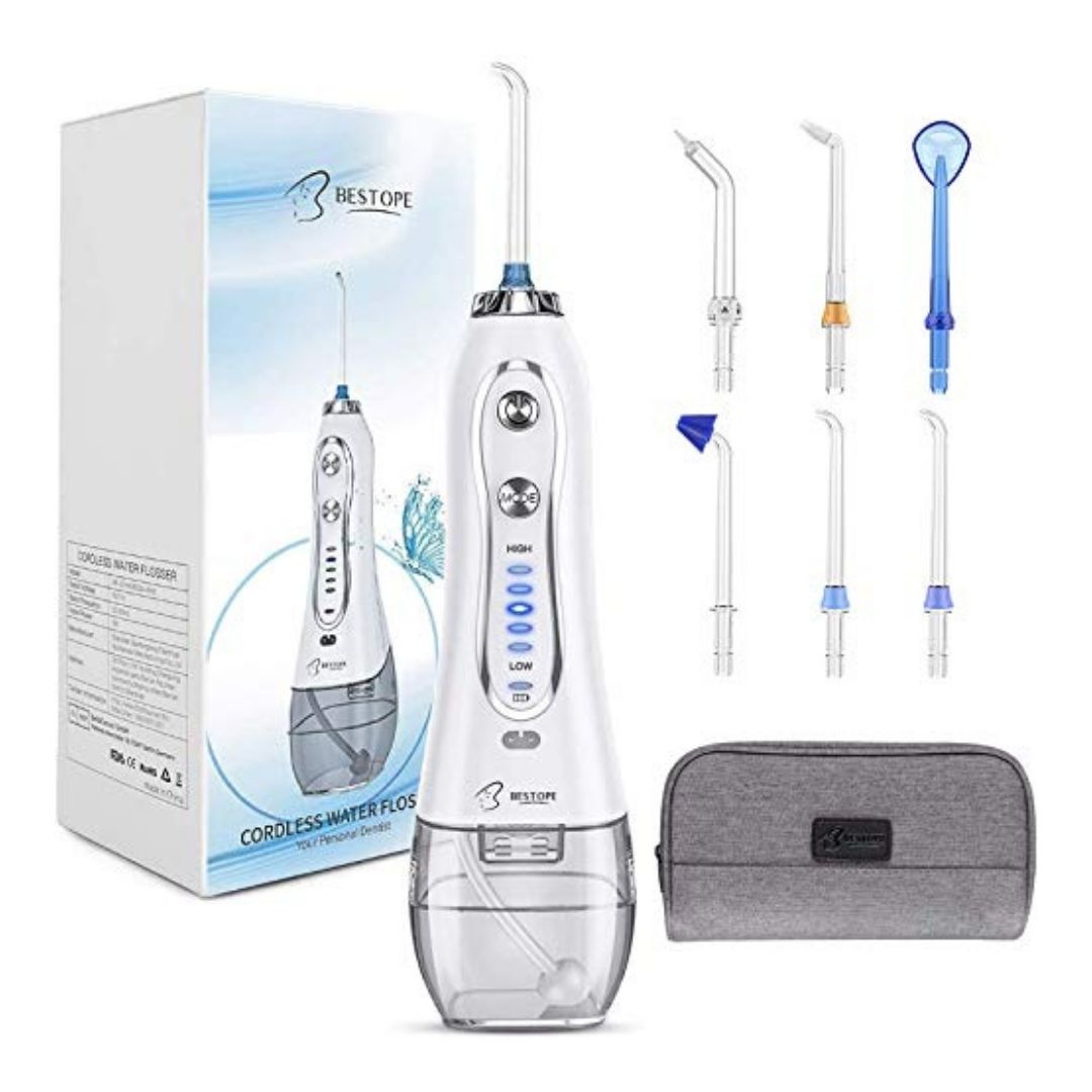 درمانش دستگاه شست و شوی دهان و دندان بستاپ مدل cordless water flosser تجهیزات دندانپزشکی