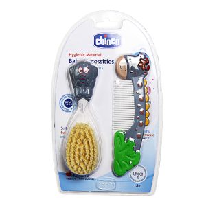 درمانش ست شانه و برس کودک چیکو مدل حیوانات بهداشت و سلامت کودک