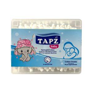درمانش گوش پاک کن کودک تاپز مدل Happy baby مجموعه 60 عددی بهداشت و سلامت کودک