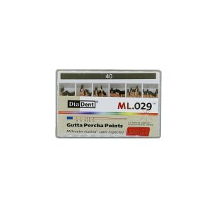 درمانش  گوتا دندانپزشکی دیادنت مدل مدرج کد 40 بسته 100 عددی تجهیزات دندانپزشکی