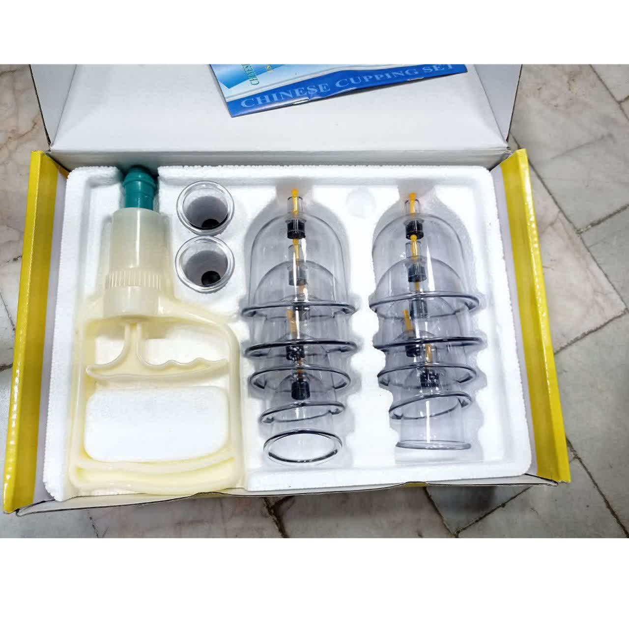 درمانش بادکش دستی مدل ABC بسته 12 عددی دستگاه های عمومی پزشکی