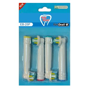 درمانش سری یدک مسواک برقی کینگ برند مدل 25P بسته 4 عددی تجهیزات دندانپزشکی