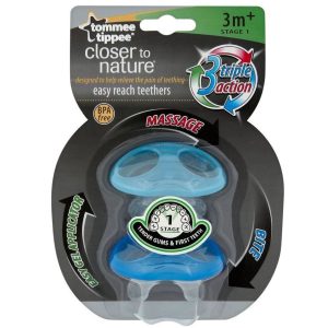 درمانش دندان گیر تامی تیپی مدل TT43645010 بسته 2 عددی بهداشت و سلامت کودک