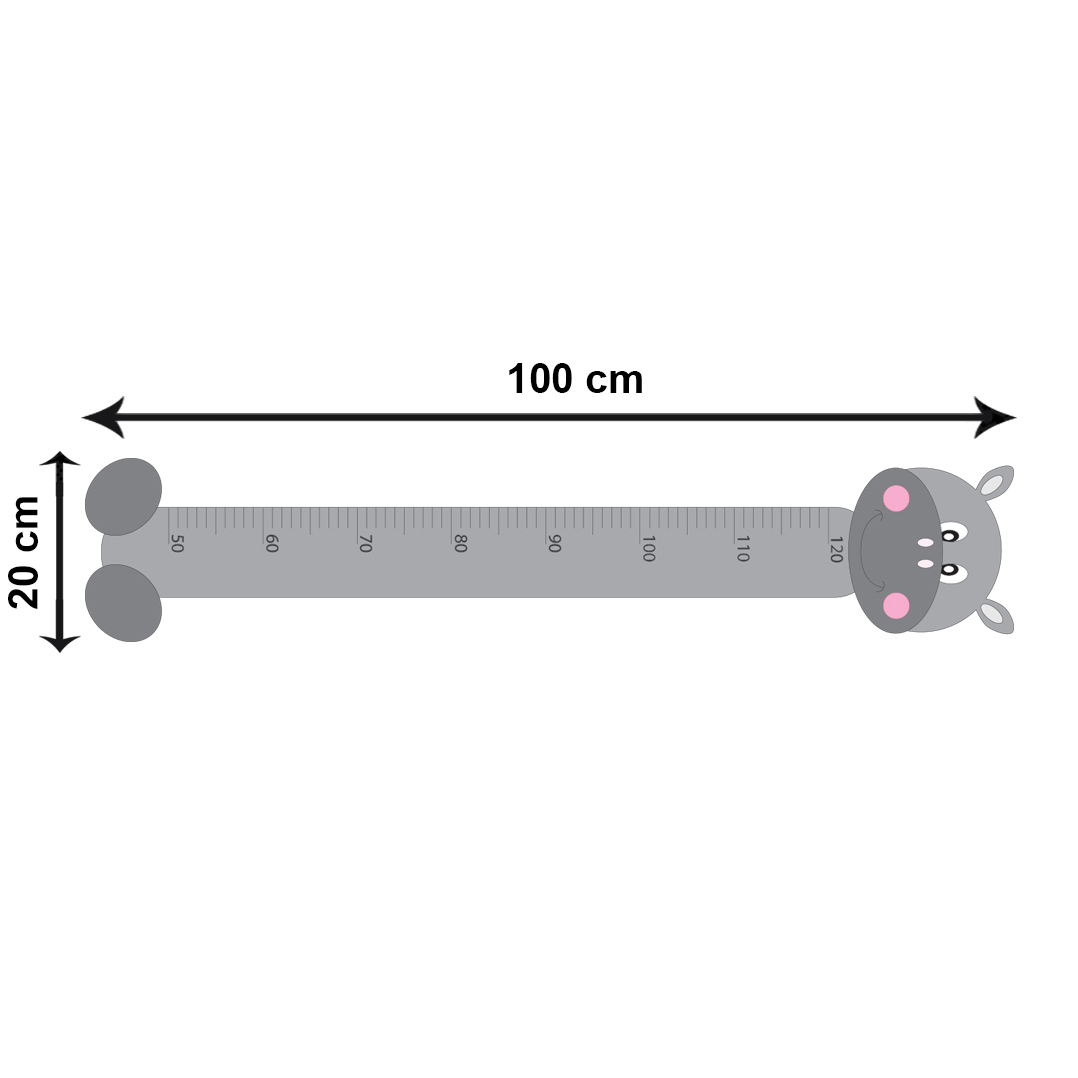 درمانش استیکر اندازه گیری کودک باروچین مدل اسب آبی کد 347 بهداشت و سلامت کودک