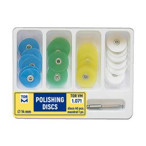 درمانش دیسک پرداخت کامپوزیت تور‌وی‌ام مدل M بسته 40 عددی تجهیزات دندانپزشکی