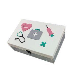 درمانش جعبه نگهدارنده دارو مدل چوبی دستگاه های عمومی پزشکی