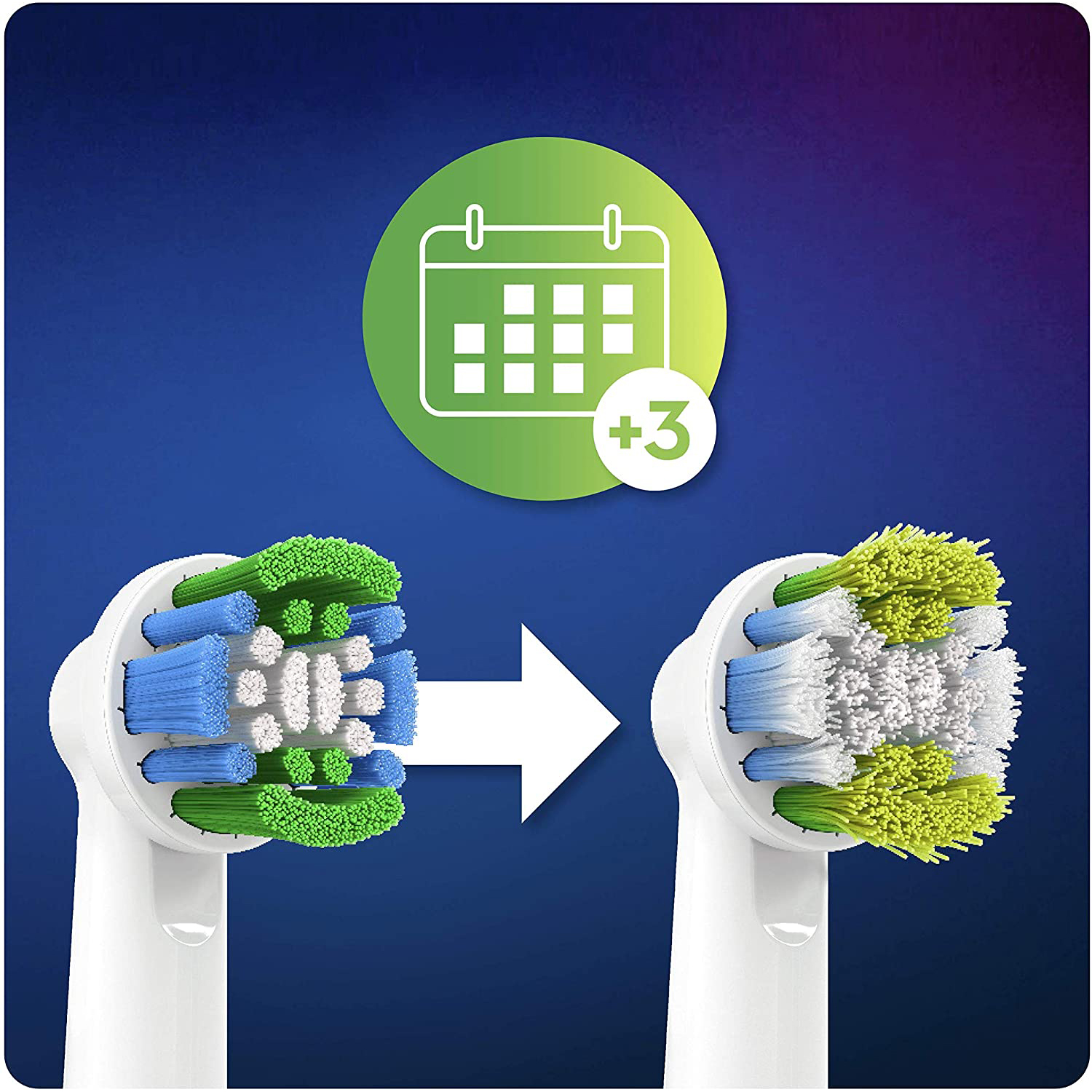 درمانش سری یدک مسواک برقی اورال-بی مدل Precision Clean تجهیزات دندانپزشکی