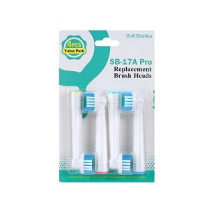 درمانش سری یدک مسواک برقی مدل SB-17A PRO بسته 4 عددی تجهیزات دندانپزشکی
