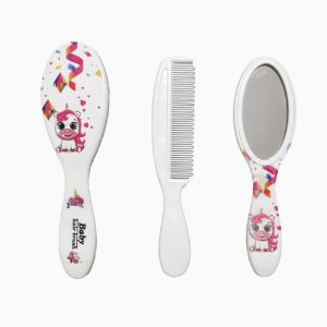 درمانش ست شانه و برس کودک مدل 080 بسته 3 عددی بهداشت و سلامت کودک