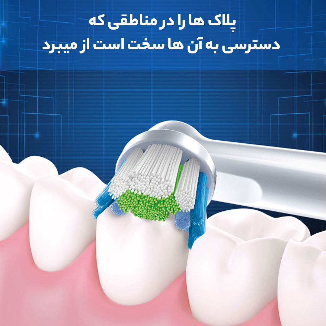 درمانش مسواک برقی اورال-بی مدل GENIUS X تجهیزات دندانپزشکی