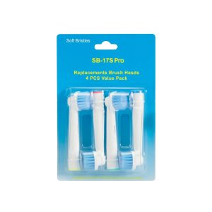 درمانش سری یدک مسواک برقی مدل SB-17S PRO بسته 4 عددی تجهیزات دندانپزشکی