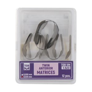 درمانش نوار ماتریس قدامی تور وی ام مدل 1.523 بسته 12 عددی تجهیزات دندانپزشکی