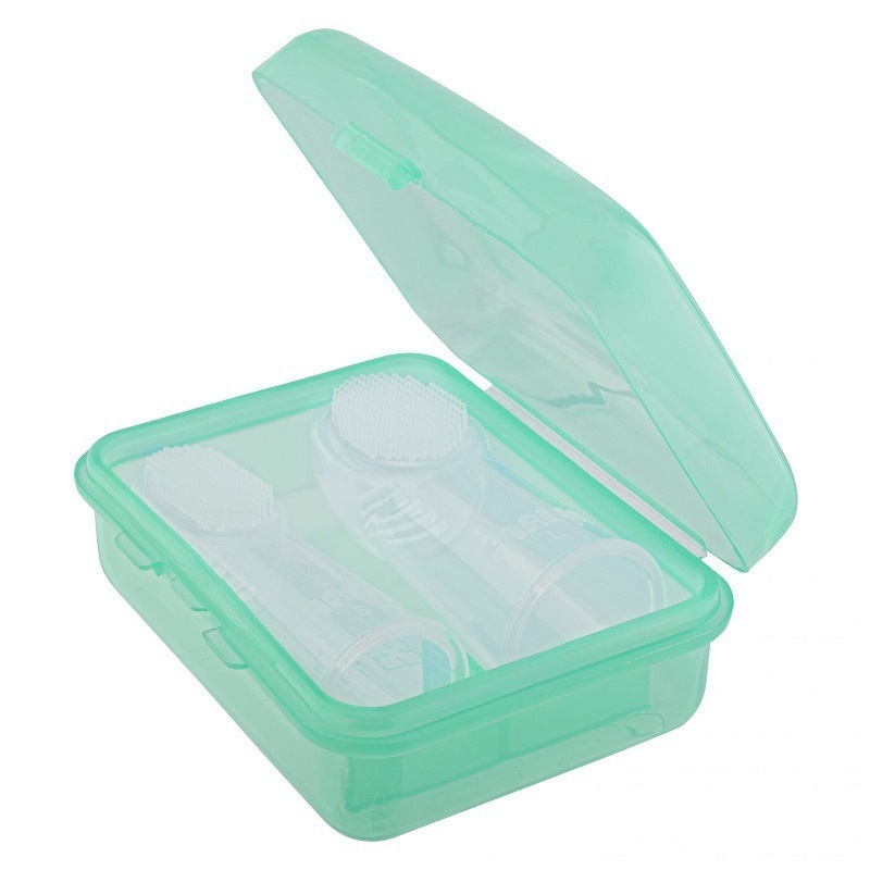 درمانش مسواک نوزاد فارلین مدل انگشتی کد BB-41001 بسته دو عددی بهداشت و سلامت کودک