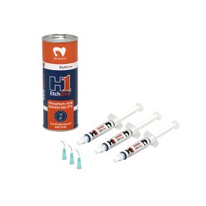 درمانش ژل اسید اچ نیک درمان مدل H1 Etchant وزن 3.3 گرم بسته 3 عددی تجهیزات دندانپزشکی