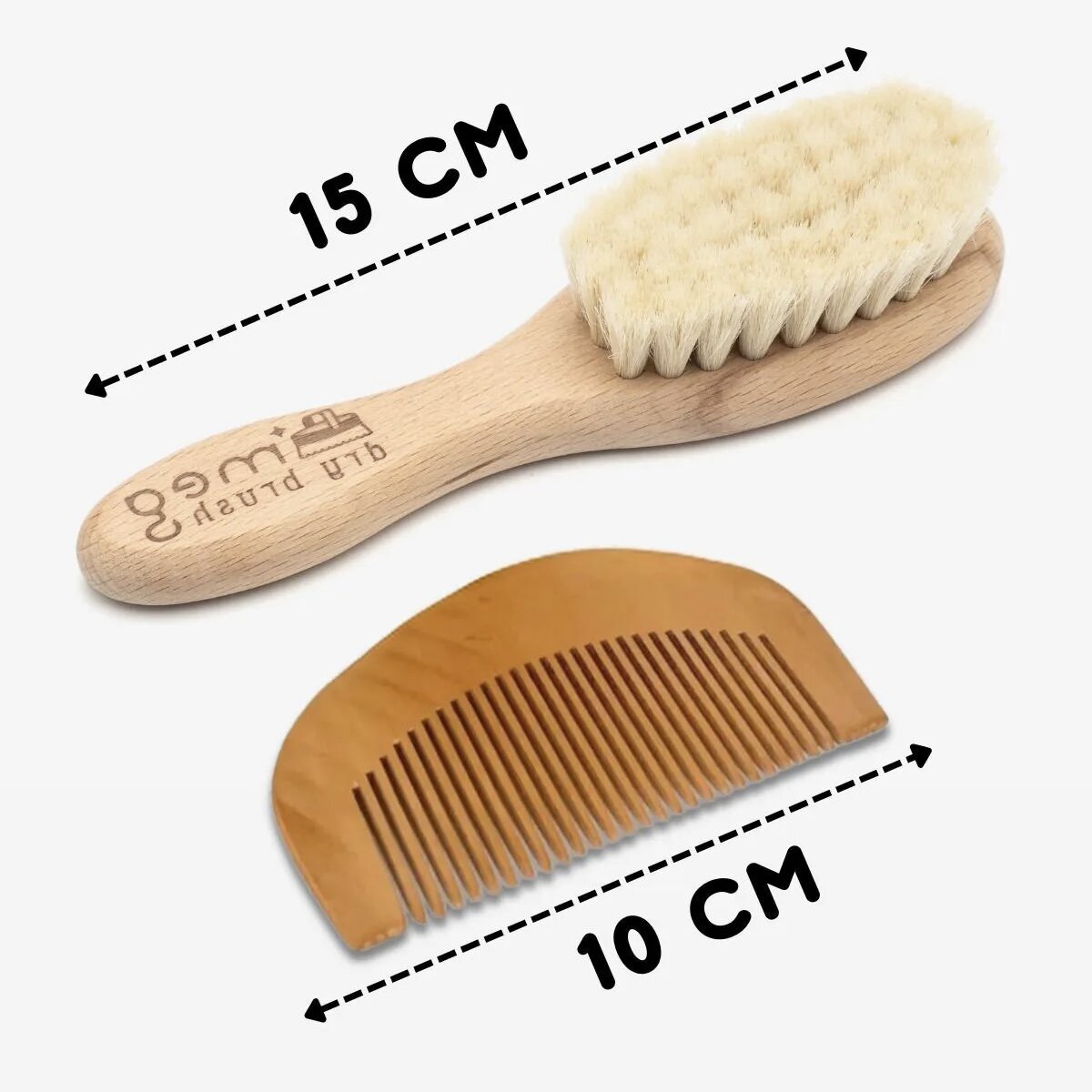 درمانش ست شانه و برس کودک مدل مگ درای نچرال بهداشت و سلامت کودک