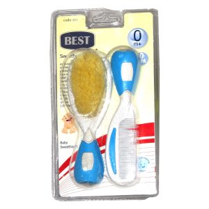 درمانش ست شانه و برس نوزاد کد T -75 بهداشت و سلامت کودک