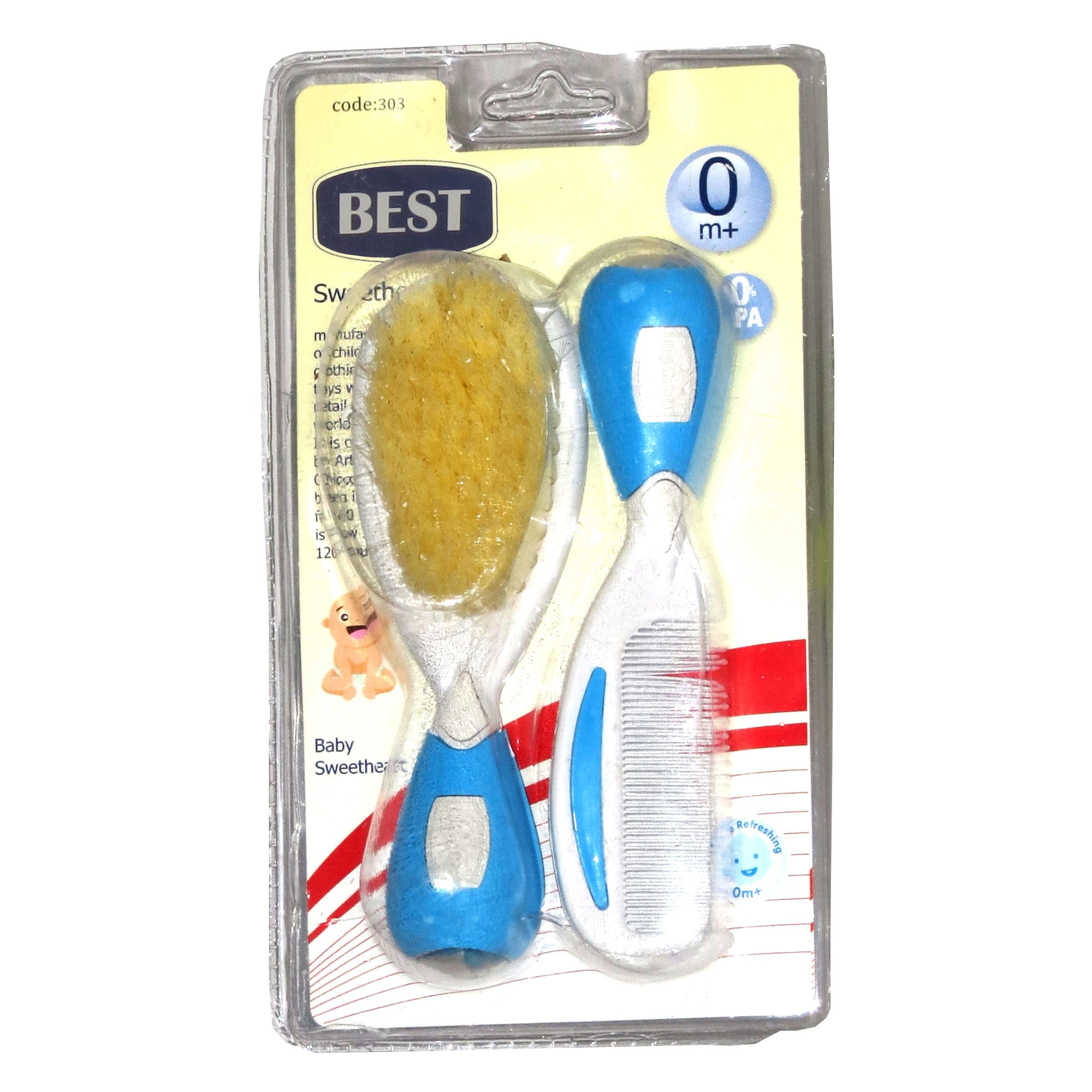 درمانش ست شانه و برس نوزاد کد T -75 بهداشت و سلامت کودک