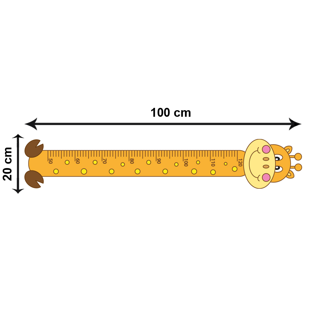 درمانش استیکر اندازه گیری کودک باروچین مدل زرافه کد 349 بهداشت و سلامت کودک