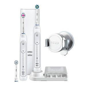 درمانش مسواک برقی اورال-بی مدل Genius8900 مجموعه 2 عددی تجهیزات دندانپزشکی