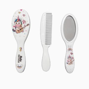 درمانش ست شانه و برس کودک مدل 980 بسته 3 عددی بهداشت و سلامت کودک