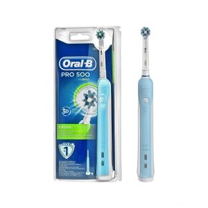 درمانش مسواک برقی اورال-بی مدل PRO 500 Cross Action 3D تجهیزات دندانپزشکی