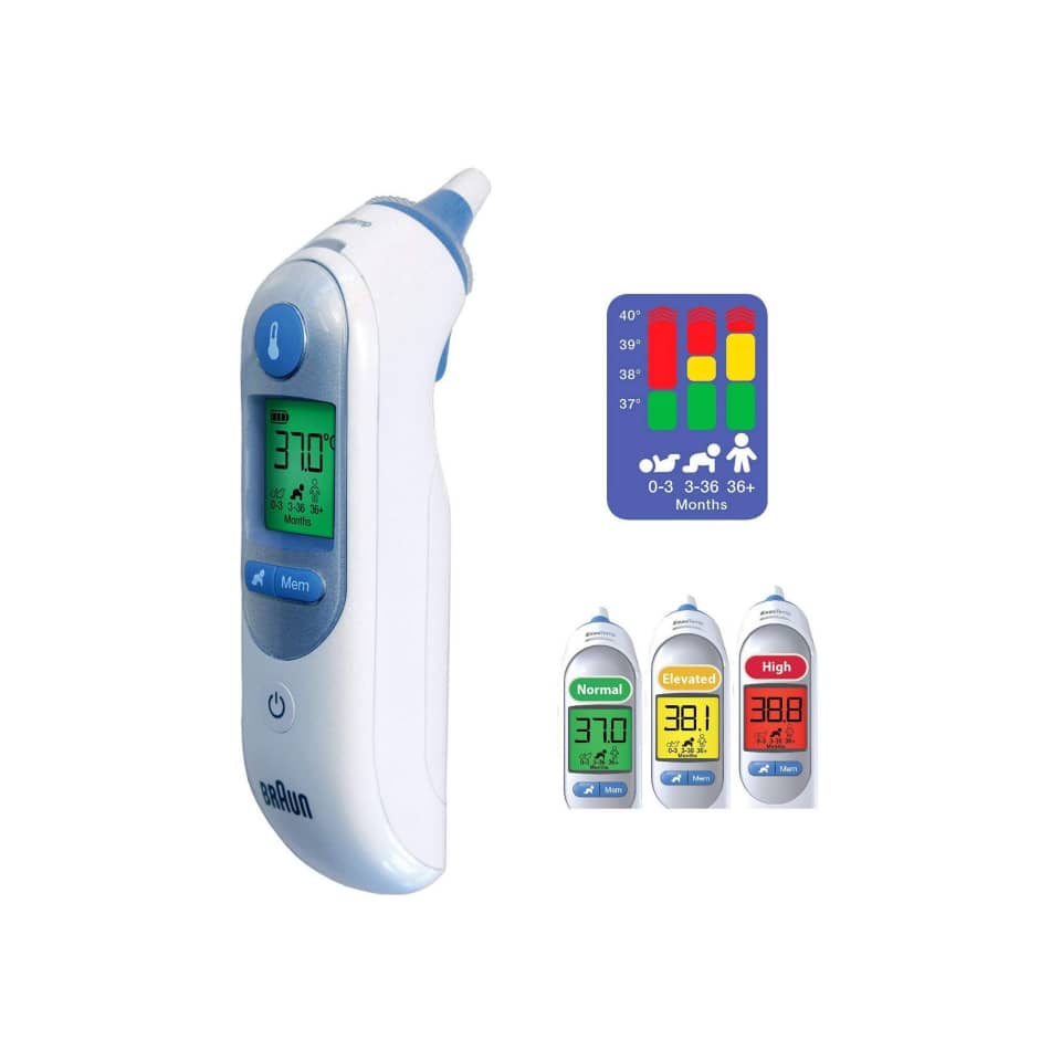 درمانش تب سنج و دماسنج کودک براون مدل IRT 6520 بهداشت و سلامت کودک