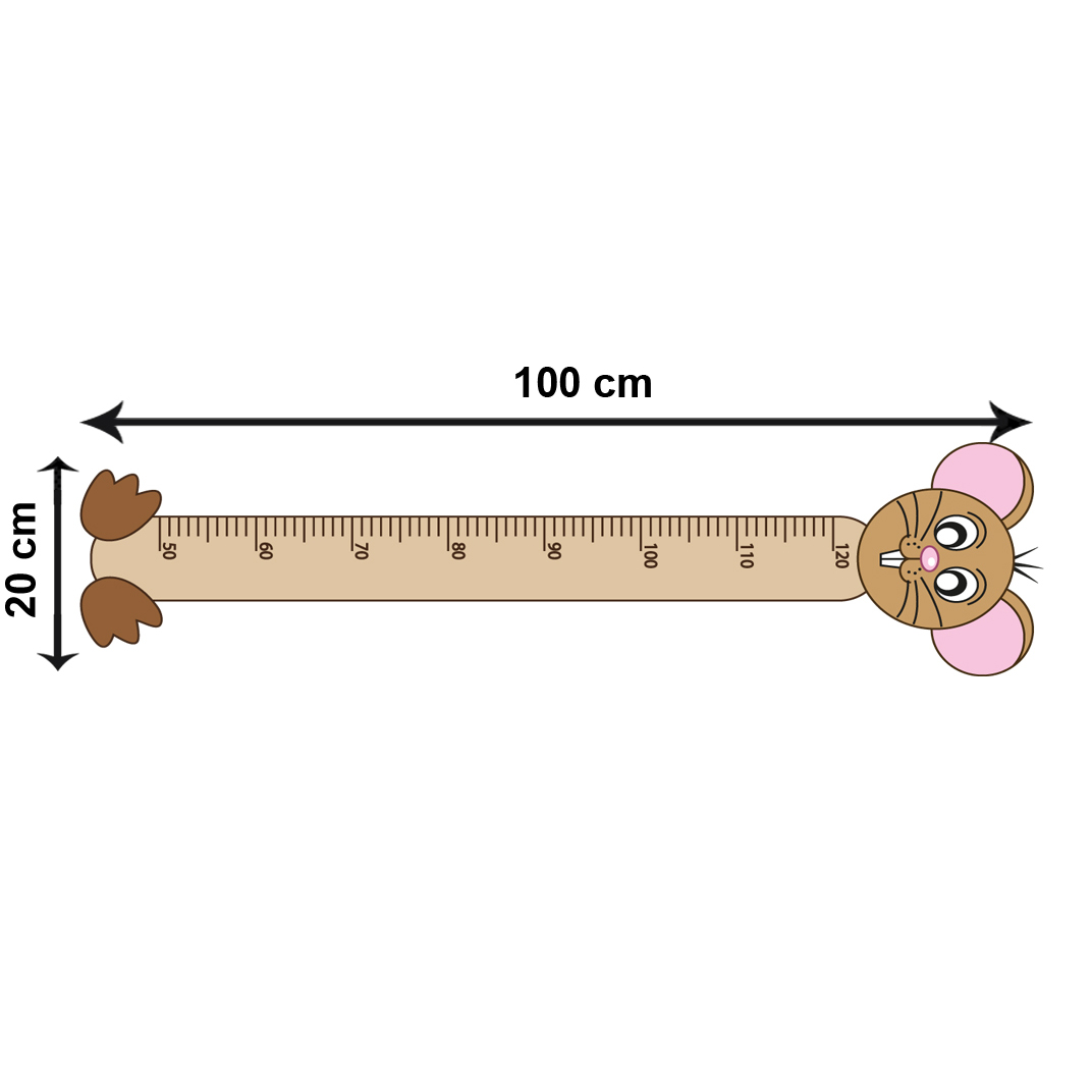 درمانش استیکر اندازه گیری کودک باروچین مدل موش کد 353 بهداشت و سلامت کودک