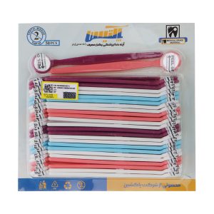 درمانش آینه دندانپزشکی یکبار مصرف پاکتیس مدل 001 بسته 50 عددی تجهیزات دندانپزشکی