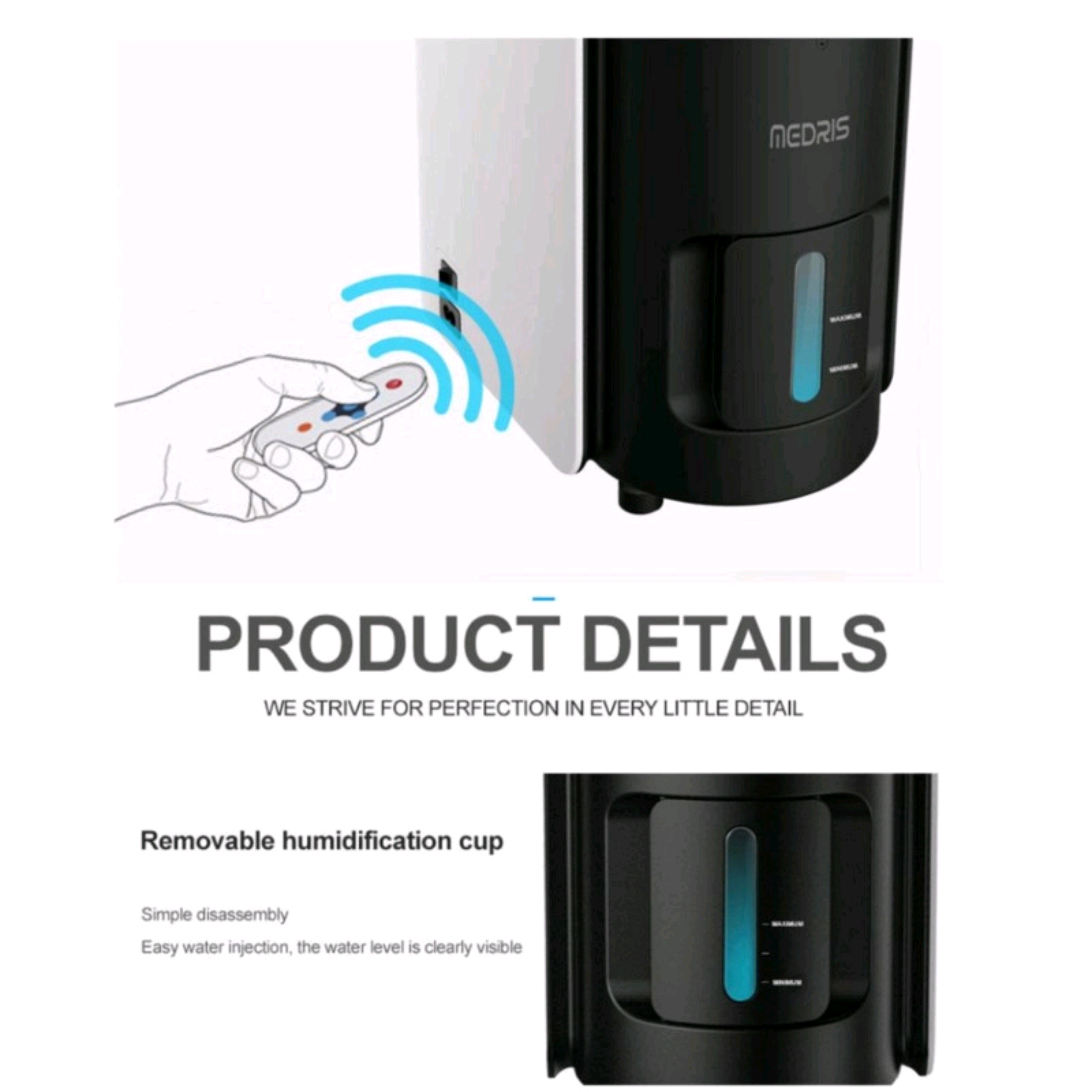 درمانش اکسیژن ساز مدریس مدل JY102W تجهیزات کمک تنفسی