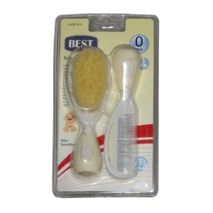 درمانش ست شانه و برس نوزاد کد T -79 بهداشت و سلامت کودک