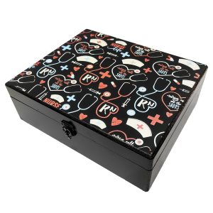 درمانش جعبه نگهدارنده دارو مدل چوبی کد 2025 دستگاه های عمومی پزشکی