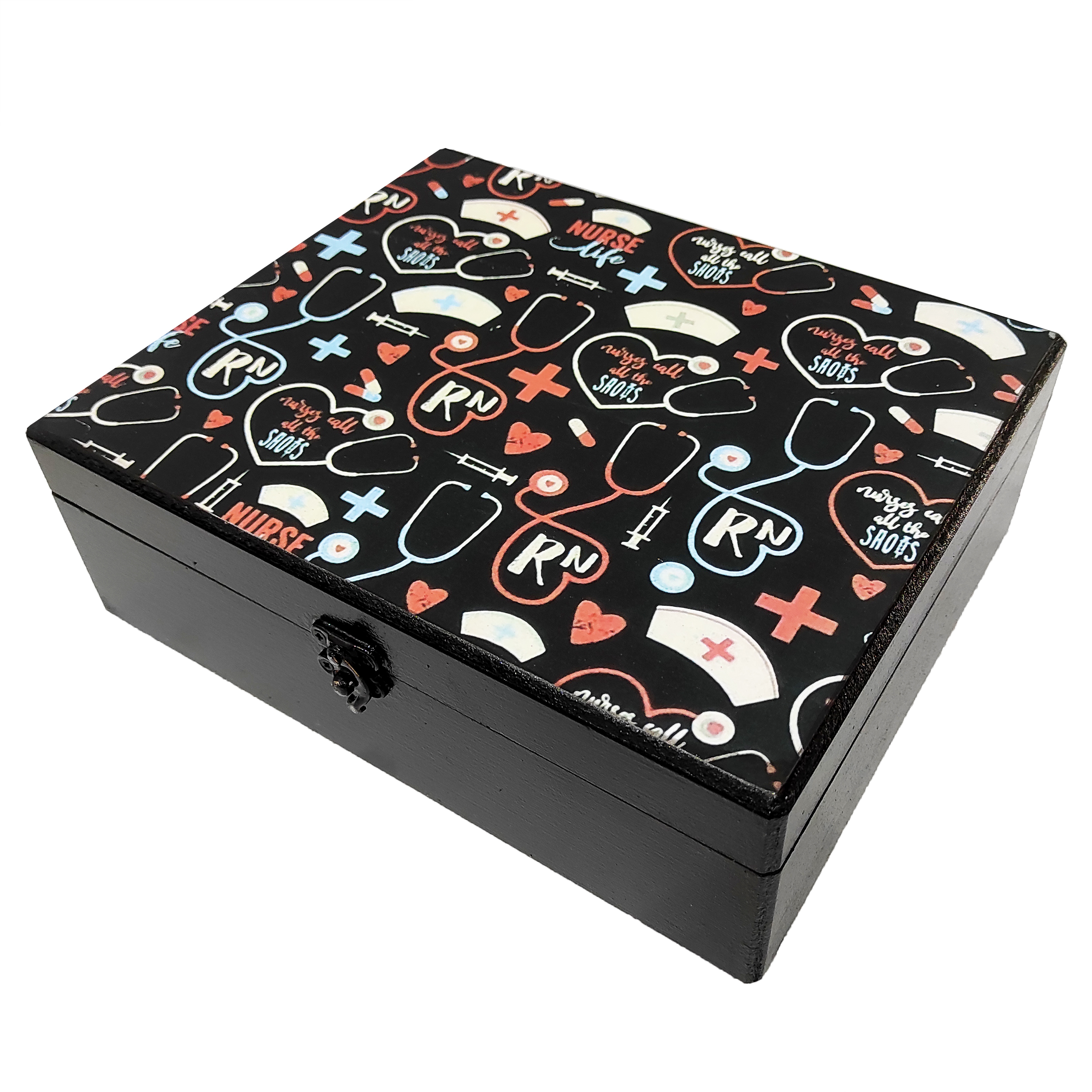 درمانش جعبه نگهدارنده دارو مدل چوبی کد 2025 دستگاه های عمومی پزشکی