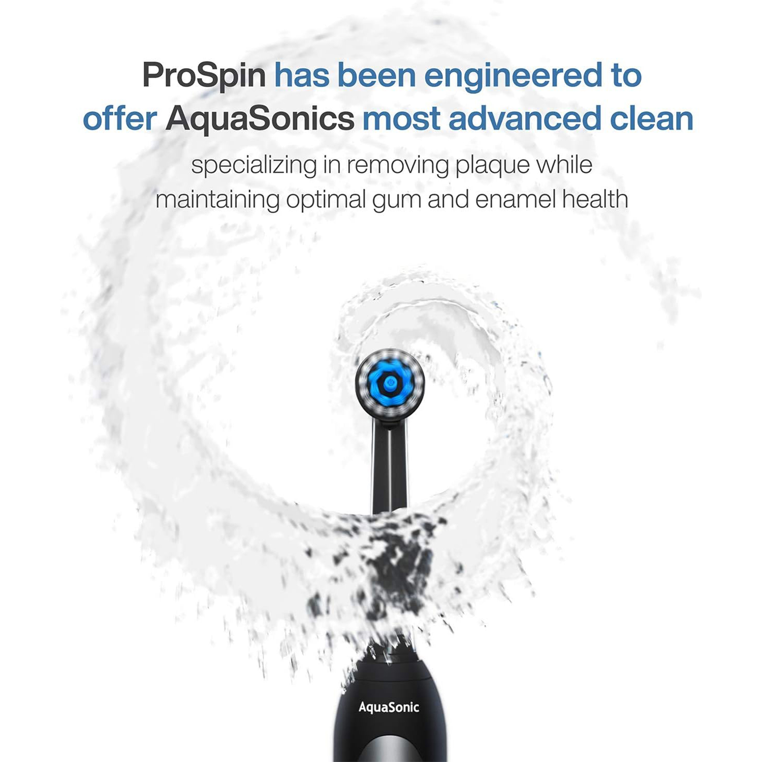 درمانش مسواک برقی آکواسونیک مدل ProSpin به همراه سری یدک بسته 6 عددی تجهیزات دندانپزشکی