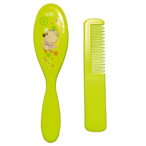 درمانش ست شانه و برس کودک مدل happy animals بهداشت و سلامت کودک