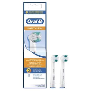 درمانش سری یدک مسواک برقی اورال-بی مدل SIMPLY CLEAN بسته دو عددی تجهیزات دندانپزشکی