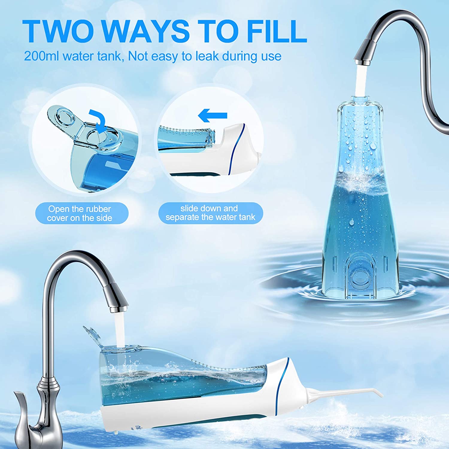 درمانش دستگاه واتر جت شست و شوی دهان و دندان نیک ول مدل F5025 تجهیزات دندانپزشکی