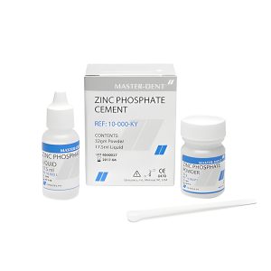 درمانش سمان زينک فسفات مستر دنت مدل Zinc Phosphate Cement مقدار 32 گرم تجهیزات دندانپزشکی