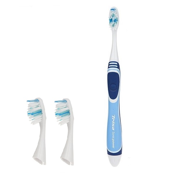 درمانش مسواک برقی تریزا مدل Sonic power Complete Protection به همراه سری یدک بسته 2 عددی تجهیزات دندانپزشکی