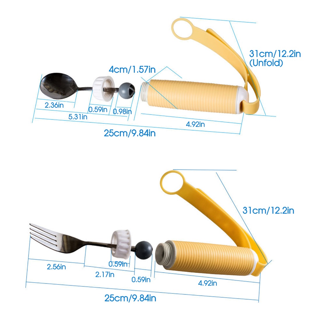 درمانش قاشق و چنگال ضد لرزش کد 03 توانبخشی