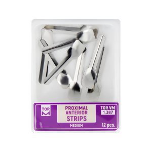 درمانش نوار ماتریس قدامی تور وی ام مدل 1.387 TorVM بسته 12 عددی تجهیزات دندانپزشکی