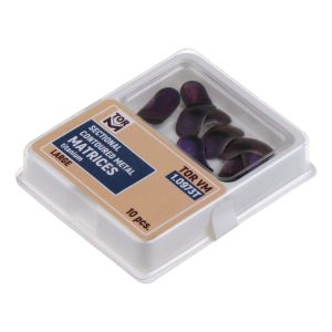 درمانش سکشنال ماتریس برش خورده و فرم داده شده تیتانیومی تور وی ام مدل 1.0973T بسته 10 عددی تجهیزات دندانپزشکی