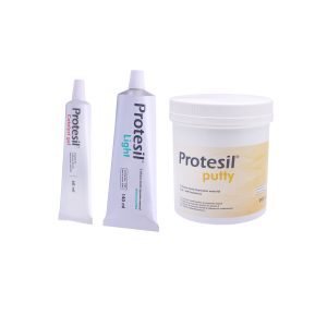 درمانش ست قالب گیری دندانپزشکی پروتسیل مدل سی سیلیکون مجموعه 3 عددی تجهیزات دندانپزشکی