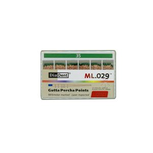 درمانش گوتا دندانپزشکی دیادنت مدل مدرج کد 35 بسته 120 عددی تجهیزات دندانپزشکی