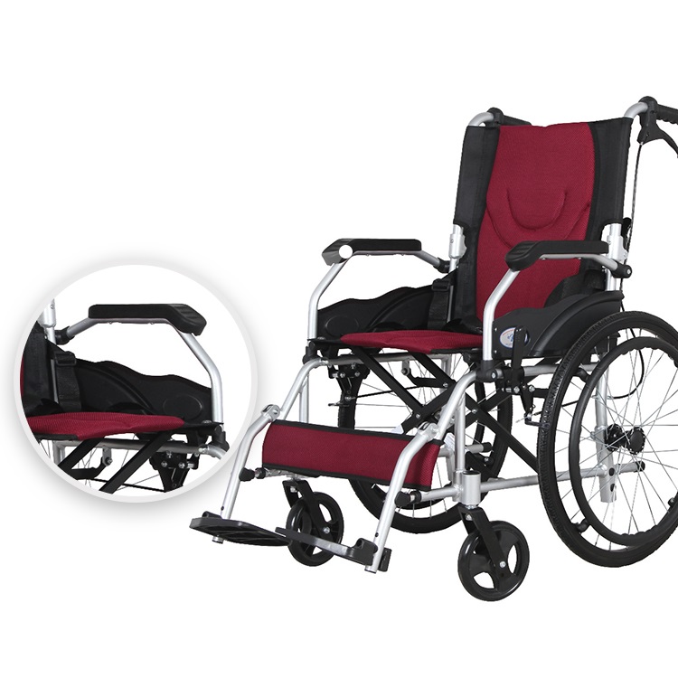 درمانش ویلچر مدل آلومینیومی کد KY863-20 توانبخشی