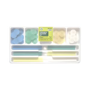 درمانش کیت دیسک بدون مرکز تور وی ام مدل 1.020 TorVM بسته 48 عددی تجهیزات دندانپزشکی