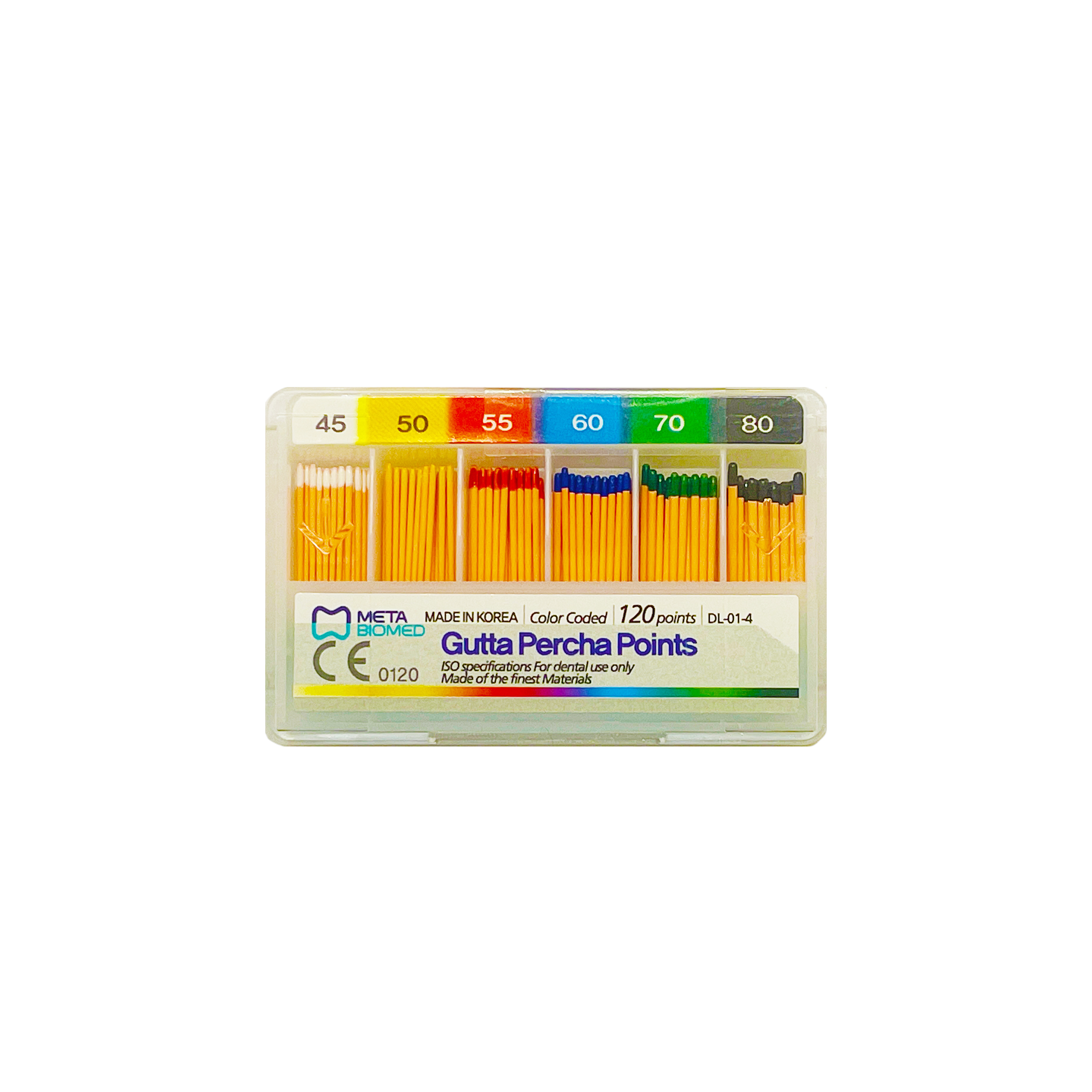 درمانش گوتا دندانپزشکی متا بایومد مدل 4580 بسته 120 عددی تجهیزات دندانپزشکی
