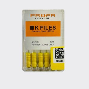 درمانش کا فایل دندانپزشکی پروفا مدل 25 کد 20 بسته 6 عددی تجهیزات دندانپزشکی