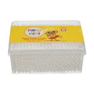 درمانش گوش پاک کن نیو نی نی مدل cotton بسته 200 عددی بهداشت و سلامت کودک